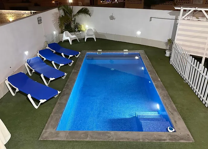 Apartmán El Mar House & Private Heated Pool Costa Adeje (Tenerife)